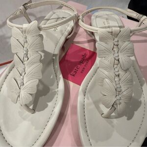 Kate Spade NY Women's Primrose T-Strap Slingback Sandals in Parchment - 8.5